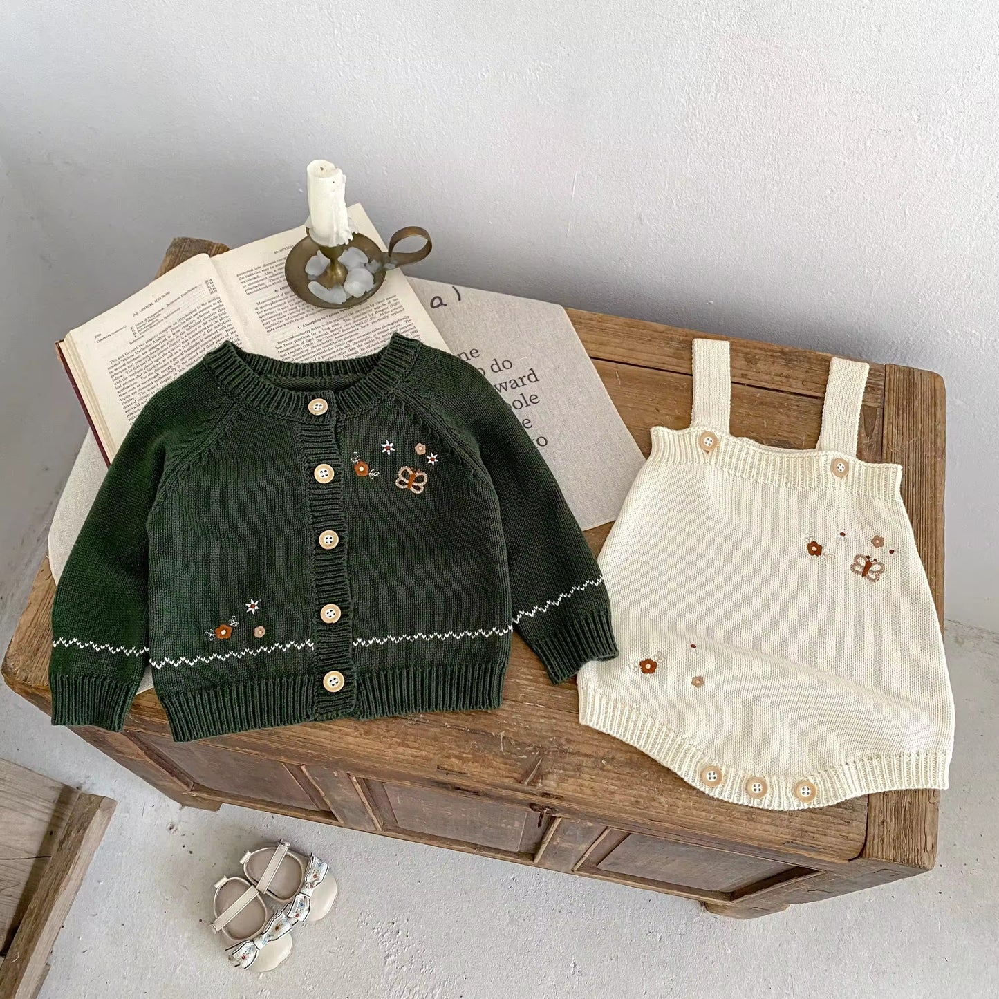 Enchanted Cardigan and Pinafore